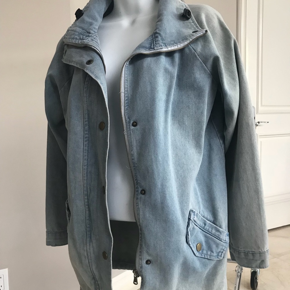 Patched Denim Jacket